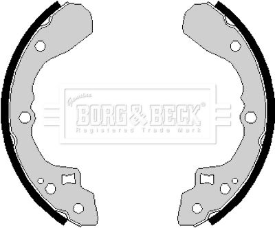 BORG & BECK Комплект тормозных колодок BBS6145